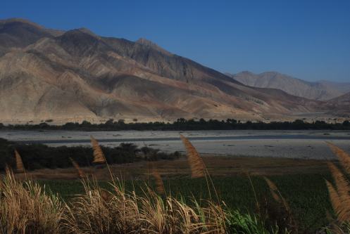 inicio de la coordiera Inicio de la cordillera negra
