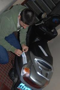 En la moto de José Antonio