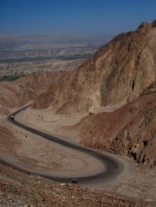 Lau bajando la cuesta