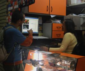 Imprimiendo las postales