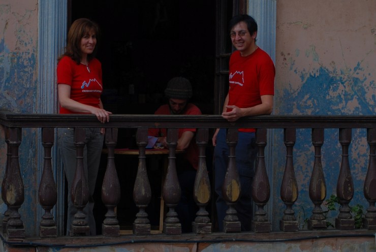 desde el balcon del Cafe Chuquiago