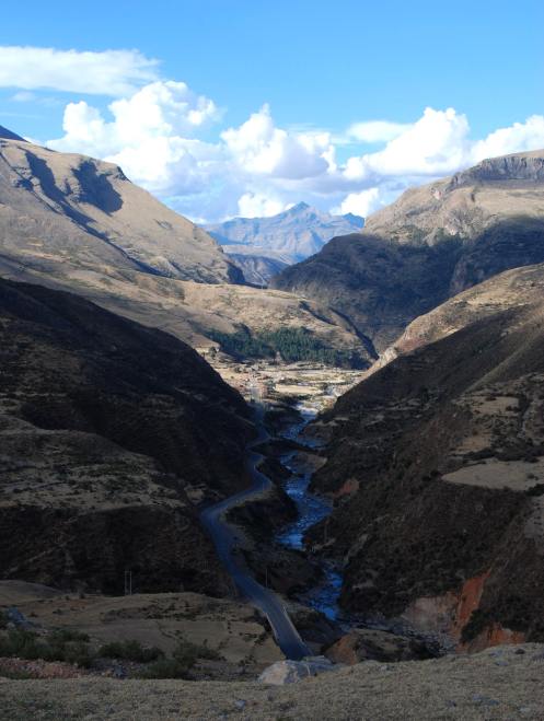 Paralelos Al lado del Cañón de Apurimac