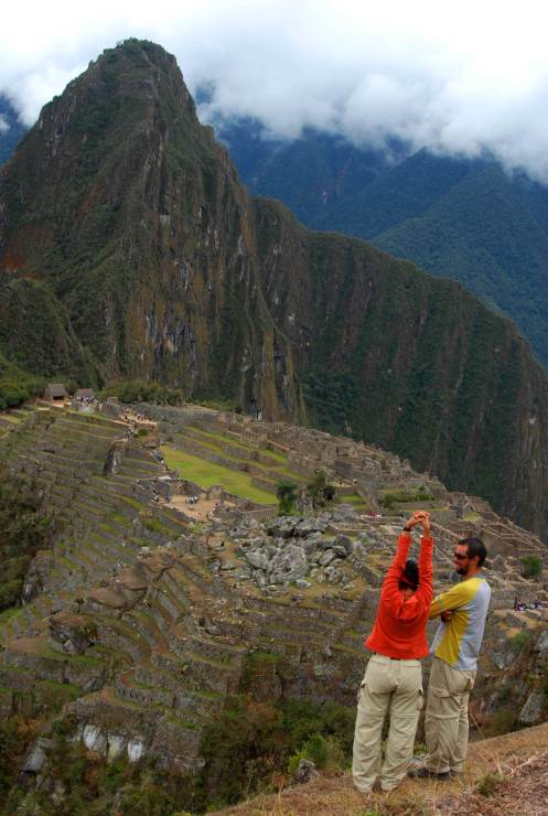 Relajación Relajación (al fondo el Waynapicchu)