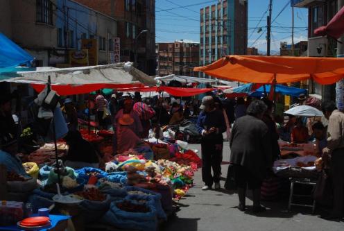 Venta informal en La Paz Venta informal en La Paz