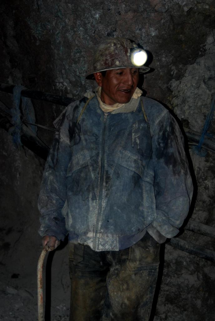 Minero, hombre valiente