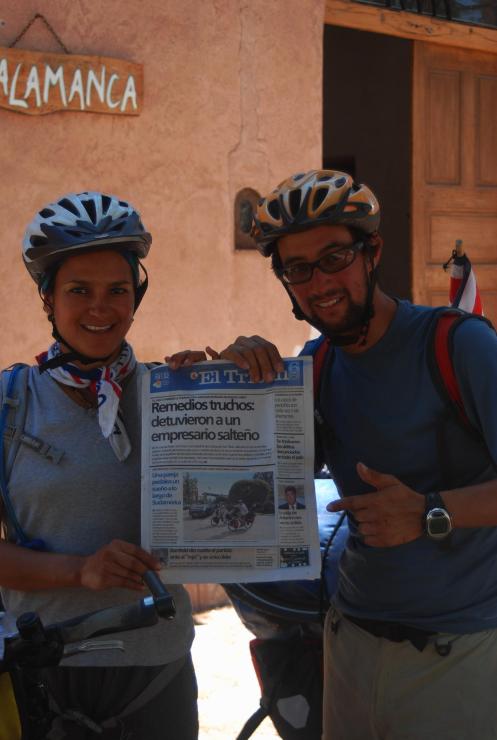 en la portada de El Tribuno en la portada de El Tribuno