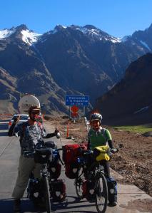 Ingresando a Chile por Los Andes