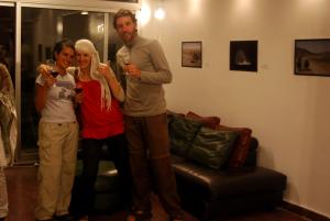 con Francis y Hellen