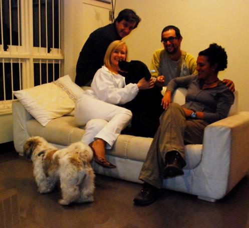 Everaldo y Martha con General y Flocky