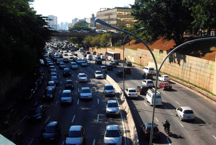 300 km de congestionamiento