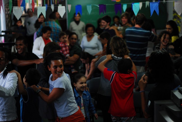 Charla en Favela Vidigal