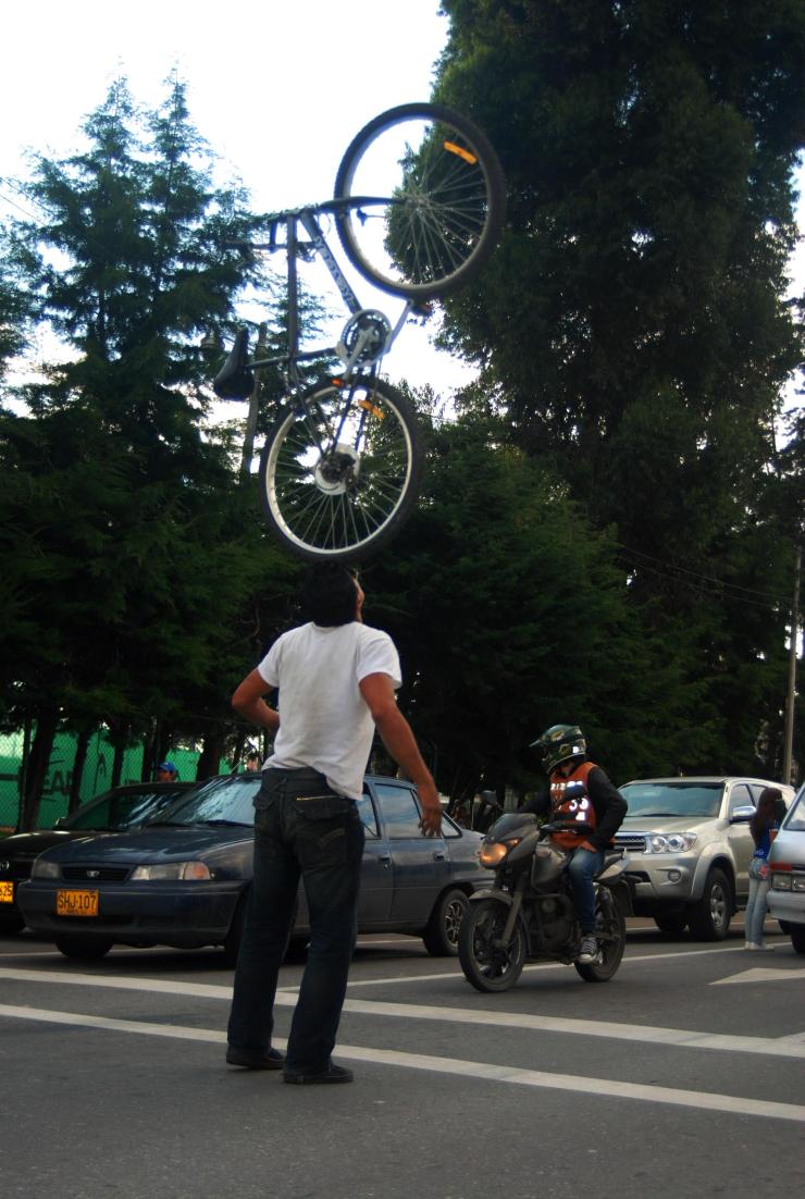 Malabaristas de la bicicleta