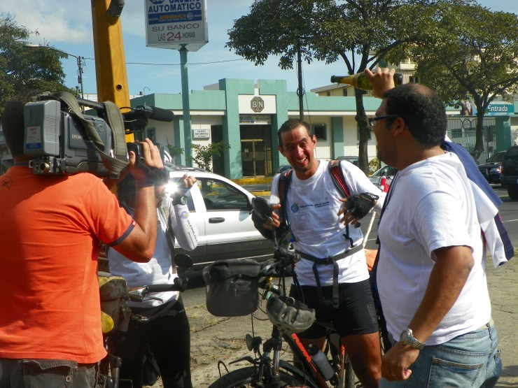 bañados con champaña
