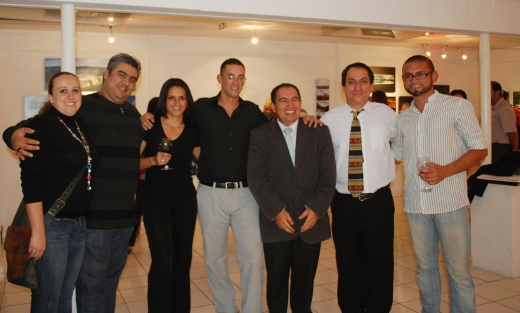 Nos acompañaron los pintores costarricenses Fabio Herrera, Mario Mafioli, Rafael Chamorro así como Paulina Segura y Gustavo Valle de Fotoclub